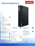 Komputer ThinkCentre M70q Tiny G3 11T3002PPB W11Pro i3-12100T/8GB/256GB/INT/3YRS OS