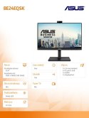 Monitor 24 cale BE24EQSK IPS VGA HDMI DP Głośnik PIVOT Kamera 2,0MPix