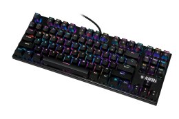 KLAWIATURA I-BOX AURORA K-2R RGB, MECHANICZNA, BLUE SWITCH, GAMING (WYPRZEDAŻ)