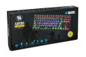 KLAWIATURA I-BOX AURORA K-2R RGB, MECHANICZNA, BLUE SWITCH, GAMING (WYPRZEDAŻ)