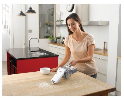 Odkurzacz bezworkowy, ręczny Black&Decker Pivot PV1820L-QW (35W; kolor biały) (WYPRZEDAŻ) Odkurzacz bezworkowy, ręczny Black&Decker Pivot PV1820L-QW (35W; kolor biały) (WYPRZEDAŻ)