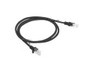 PATCHCORD KAT.6 UTP 1M CZARNY FLUKE PASSED LANBERG 10-PACK