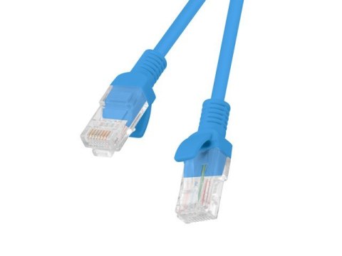 PATCHCORD KAT.6 UTP 1M NIEBIESKI FLUKE PASSED LANBERG 10-PACK