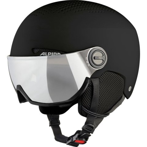 Kask narciarski ALPINA ARBER VISOR Q LITE BLACK 54-58 (WYPRZEDAŻ)