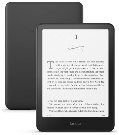 Ebook New Kindle Paperwhite (12th Generation) - 2024 release 7" glare-free 16GB Wi-Fi (Without Lockscreen Ads) Black