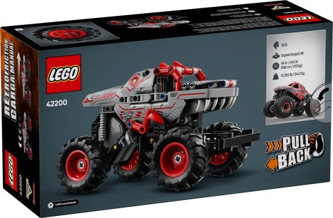 LEGO TECHNIC 42200 Monster Jam™ ThunderROARus™ z napędem typu pull-back LEGO TECHNIC 42200 Monster Jam™ ThunderROARus™ z napędem typu pull-back