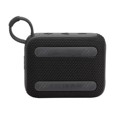 JBL GO 4 BLK głośnik przenośny Bluetooth czarny JBL GO 4 BLK głośnik przenośny Bluetooth czarny