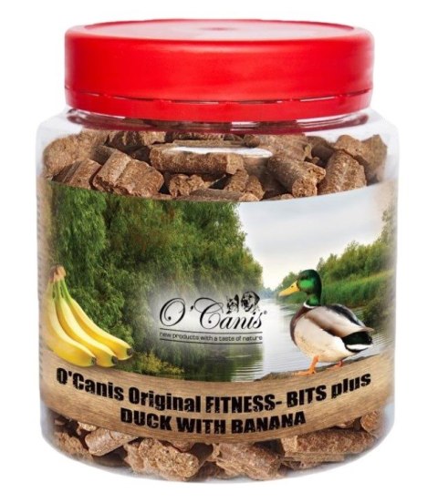 O'Canis Przysmak trenerski: kaczka z bananami 400g O'Canis Przysmak trenerski: kaczka z bananami 400g