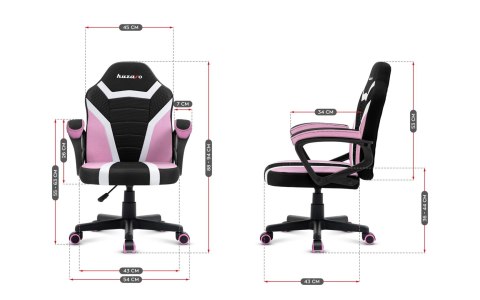 Fotel gamingowy dla dziecka HZ-Ranger 1.0 pink mesh Fotel gamingowy dla dziecka HZ-Ranger 1.0 pink mesh