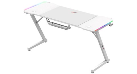 Biurko gamingowe Huzaro Hero 3.3 White RGB Biurko gamingowe Huzaro Hero 3.3 White RGB