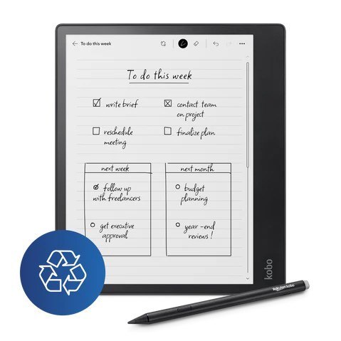 Ebook Kobo Elipsa 2E 10,3" 32GB Wi-Fi Black Ebook Kobo Elipsa 2E 10,3" 32GB Wi-Fi Black