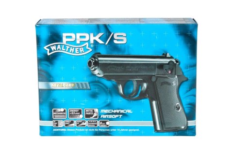 Pistolet ASG Walther PPK/S sprężynowy Pistolet ASG Walther PPK/S sprężynowy