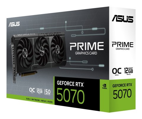 Karta graficzna ASUS PRIME GeForce RTX 5070 OC 12GB Karta graficzna ASUS PRIME GeForce RTX 5070 OC 12GB