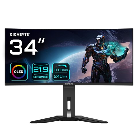 MONITOR GIGABYTE OLED 34" MO34WQC2 240Hz MONITOR GIGABYTE OLED 34" MO34WQC2 240Hz